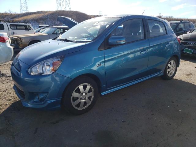 ML32A4HJ1FH009992 - 2015 MITSUBISHI MIRAGE ES BLUE photo 1