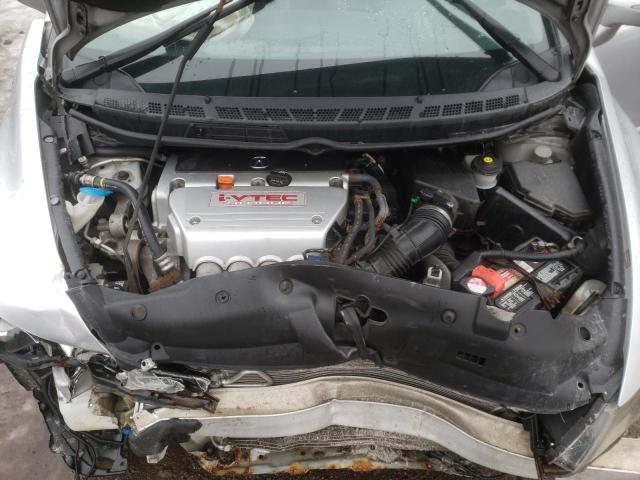 2HHFD55999H250121 - 2009 ACURA CSX TYPE-S SILVER photo 11