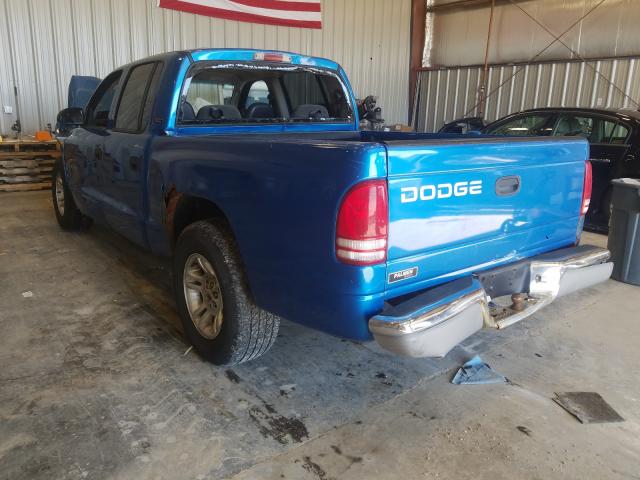 1B7GL2AN51S140479 - 2001 DODGE DAKOTA QUAD  photo 3