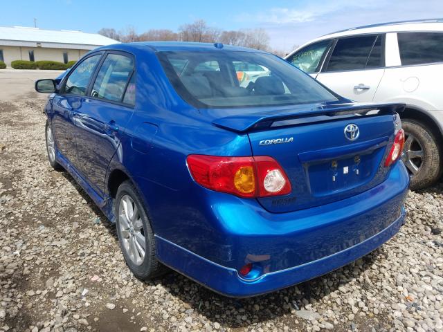 1NXBU40E79Z052243 - 2009 TOYOTA COROLLA BASE  照片 3