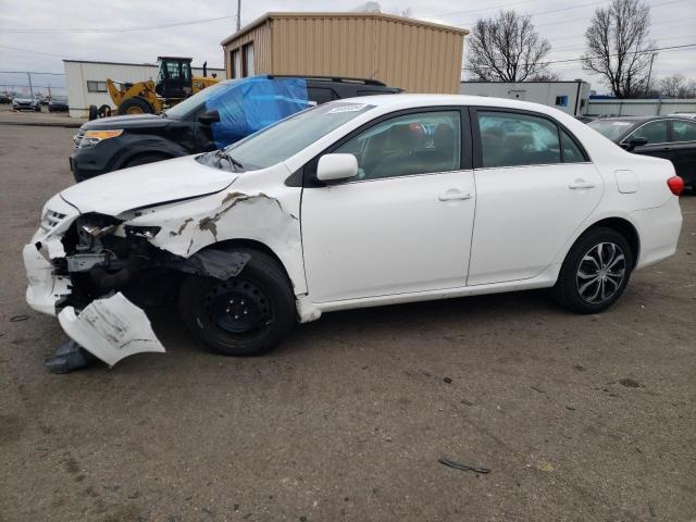 2T1BU4EE4DC958563 - 2013 TOYOTA COROLLA BASE WHITE photo 1