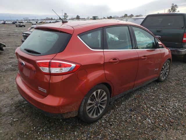 1FADP5DU9JL103690 - 2018 FORD C-MAX TITANIUM ORANGE photo 3