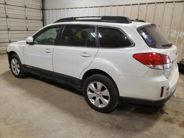 4S4BRCKC1B3446405 - 2011 SUBARU OUTBACK 2. WHITE photo 2