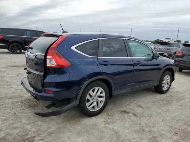 2HKRM3H79FH508364 - 2015 HONDA CR-V EXL BLUE photo 3