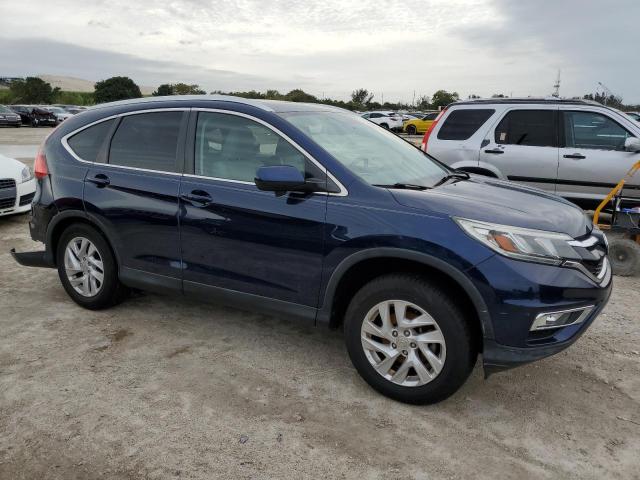 2HKRM3H79FH508364 - 2015 HONDA CR-V EXL BLUE photo 4