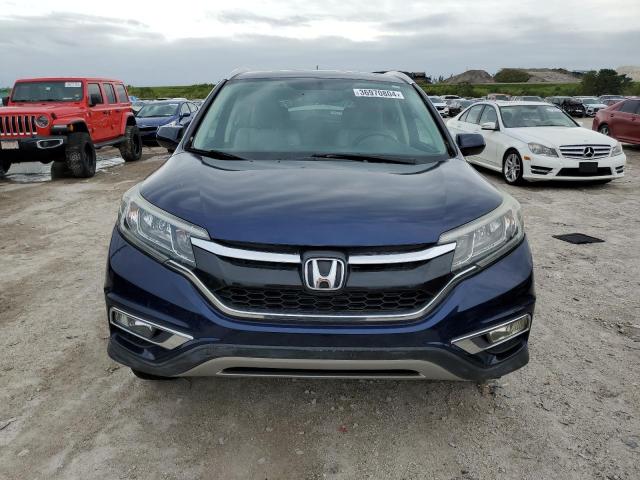 2HKRM3H79FH508364 - 2015 HONDA CR-V EXL BLUE photo 5