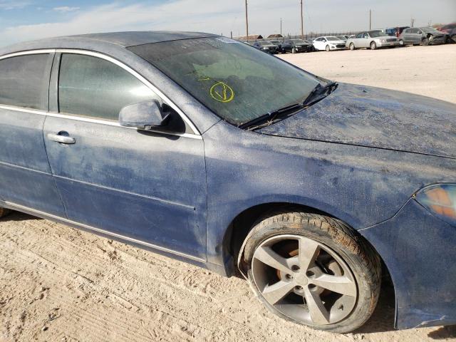 1G1ZC5E03CF158864 - 2012 CHEVROLET MALIBU 1LT BLUE photo 10