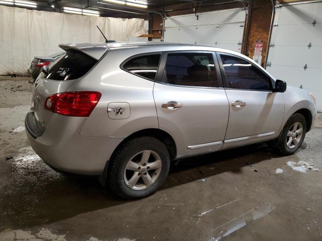 JN8AS5MV1CW715523 - 2012 NISSAN ROGUE S SILVER photo 3