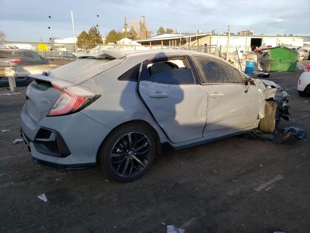 SHHFK7H98LU209927 - 2020 HONDA CIVIC SPORT TOURING GRAY photo 3