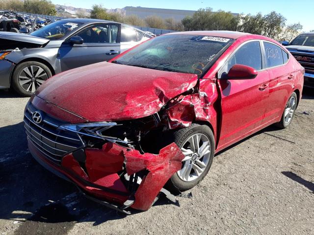 5NPD84LF5LH628757 - 2020 HYUNDAI ELANTRA SEL RED photo 2