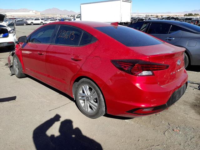 5NPD84LF5LH628757 - 2020 HYUNDAI ELANTRA SEL RED photo 3