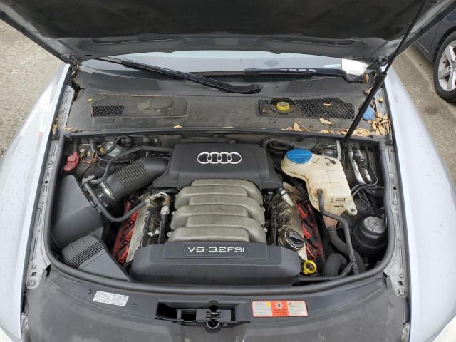 WAUAH74F58N050182 - 2008 AUDI A6 3.2 SILVER photo 11