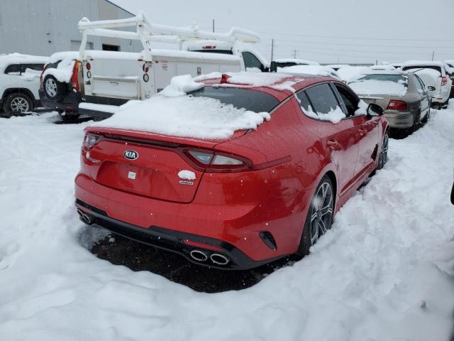 KNAE55LC4J6019947 - 2018 KIA STINGER GT2 RED photo 3