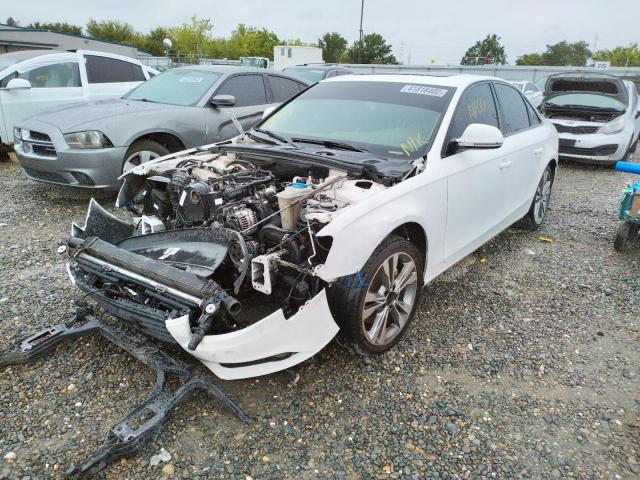 WAULF78K59A095539 - 2009 AUDI A4 2.0T QUATTRO WHITE photo 2