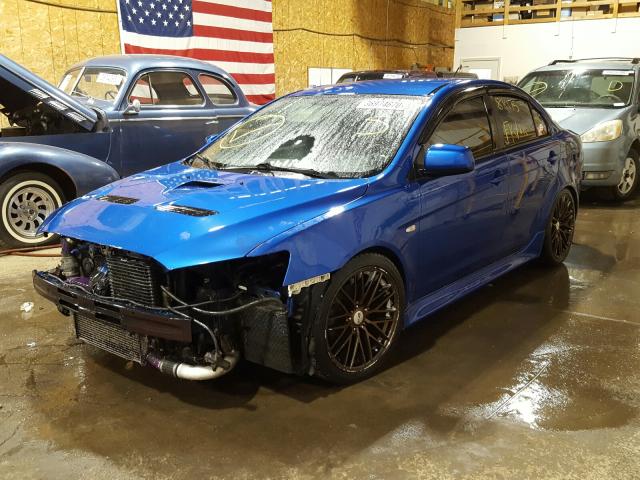 JA32V6FV1BU005735 - 2011 MITSUBISHI LANCER RALLIART  photo 2