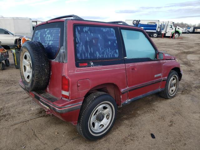 2CNBJ18U3M6907580 - 1991 GEO TRACKER RED photo 3