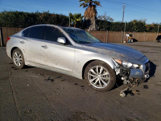 JN1BV7AP4FM349150 - 2015 INFINITI Q50 BASE SILVER photo 4