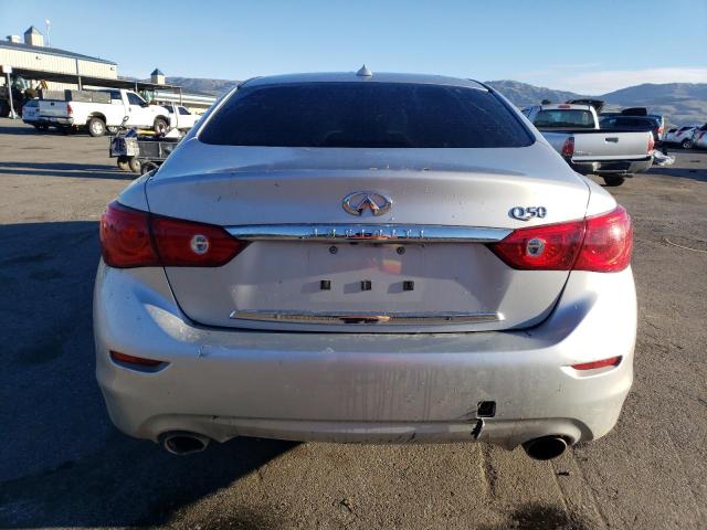 JN1BV7AP4FM349150 - 2015 INFINITI Q50 BASE SILVER photo 6