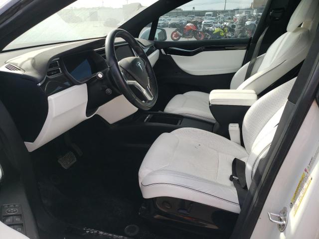 5YJXCAE21HF035536 - 2017 TESLA MODEL X WHITE photo 7