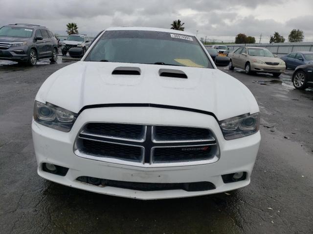 2C3CDXCT0CH239441 - 2012 DODGE CHARGER R/T WHITE photo 5