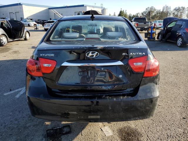 KMHDU4AD4AU876543 - 2010 HYUNDAI ELANTRA BLUE BLACK photo 6