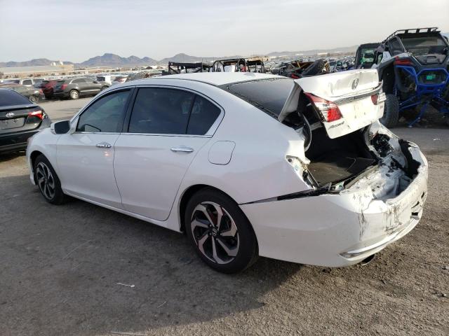 1HGCR3F83GA003076 - 2016 HONDA ACCORD EXL WHITE photo 2