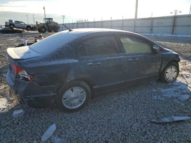 JHMFA36267S025807 - 2007 HONDA CIVIC HYBR GRAY photo 3