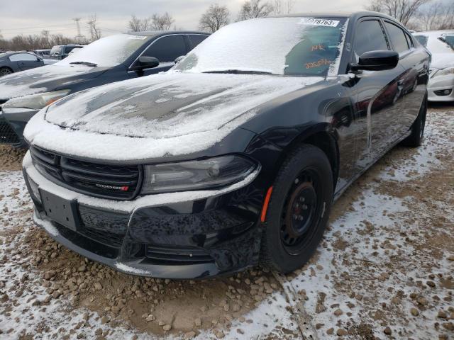 2C3CDXKT5JH226036 - 2018 DODGE CHARGER POLICE BLACK photo 1