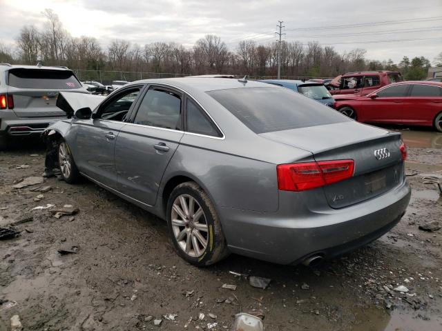 WAUGFAFC5DN084939 - 2013 AUDI A6 PREMIUM PLUS GRAY photo 2