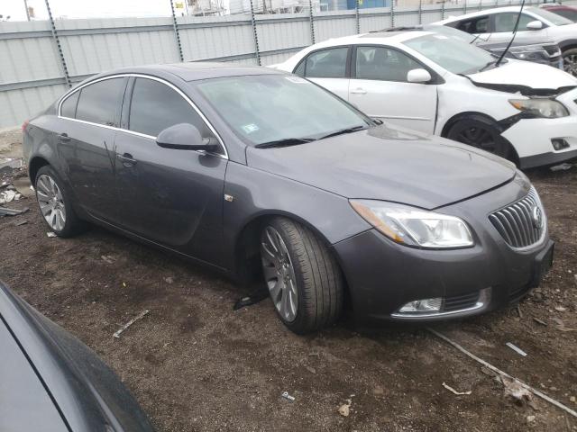 W04G05GV9B1051467 - 2011 BUICK REGAL CXL GRAY photo 4