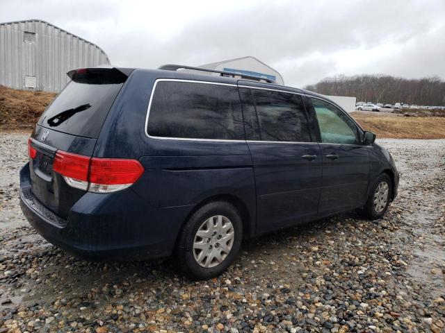 5FNRL38299B042378 - 2009 HONDA ODYSSEY LX BLUE photo 3