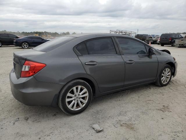 2HGFB2F98CH515786 - 2012 HONDA CIVIC EXL GRAY photo 3