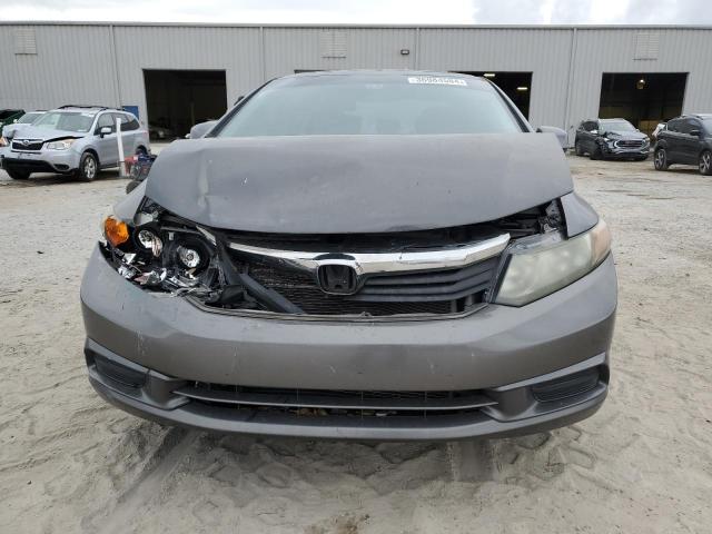 2HGFB2F98CH515786 - 2012 HONDA CIVIC EXL Մոխրագույն լուսանկար 5