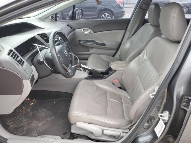 2HGFB2F98CH515786 - 2012 HONDA CIVIC EXL GRAY photo 7