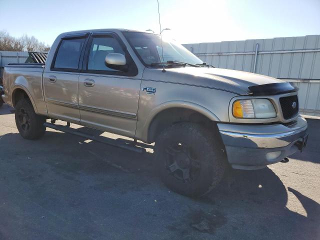 1FTRW08L11KE43039 - 2001 FORD F150 SUPERCREW GOLD photo 4