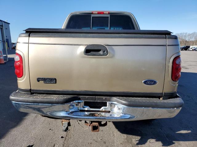 1FTRW08L11KE43039 - 2001 FORD F150 SUPERCREW GOLD photo 6