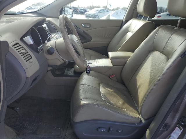 JN8AZ18W09W156725 - 2009 NISSAN MURANO S BROWN photo 7