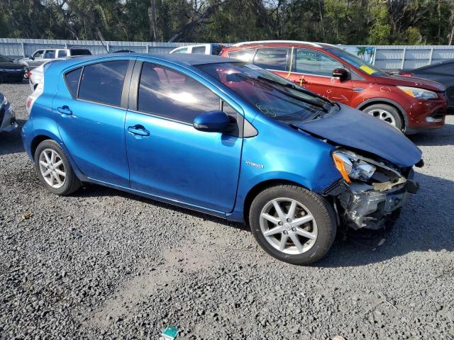 JTDKDTB35C1505312 - 2012 TOYOTA PRIUS C BLUE photo 4