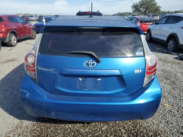 JTDKDTB35C1505312 - 2012 TOYOTA PRIUS C BLUE photo 6