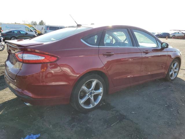 3FA6P0H76GR295693 - 2016 FORD FUSION SE MAROON photo 3