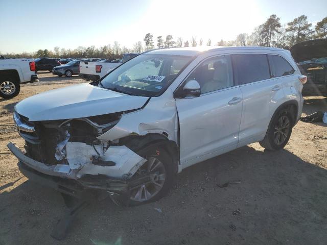 5TDKKRFH8FS078004 - 2015 TOYOTA HIGHLANDER XLE WHITE photo 1