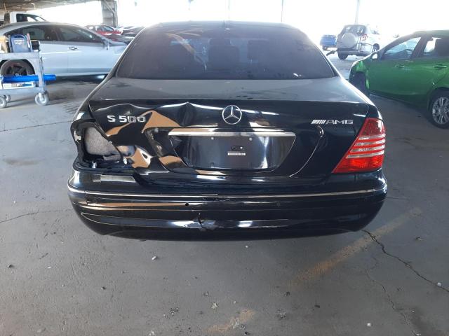 WDBNG75J93A346038 - 2003 MERCEDES-BENZ S 500 BLACK photo 6