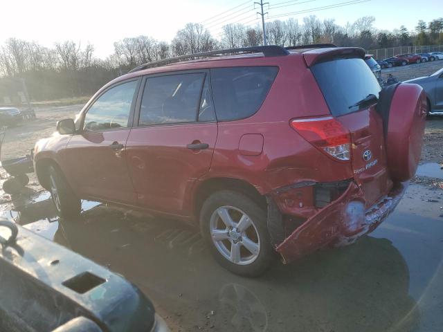 JTMBK33V076016220 - 2007 TOYOTA RAV4 RED photo 2