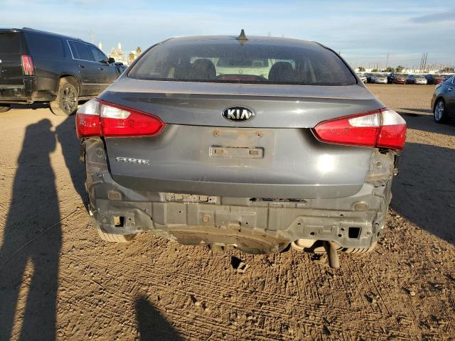 KNAFK4A61G5579587 - 2016 KIA FORTE LX GRAY photo 6