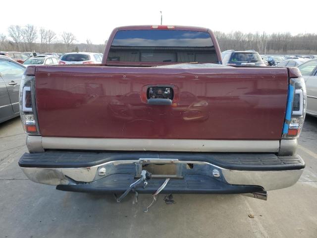 1GCEC19T06Z154549 - 2006 CHEVROLET SILVERADO C1500 BURGUNDY photo 6