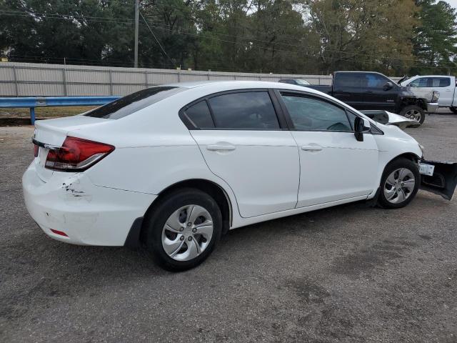 19XFB2F5XDE024287 - 2013 HONDA CIVIC LX WHITE photo 3