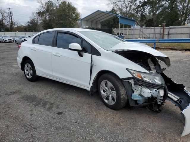 19XFB2F5XDE024287 - 2013 HONDA CIVIC LX WHITE photo 4