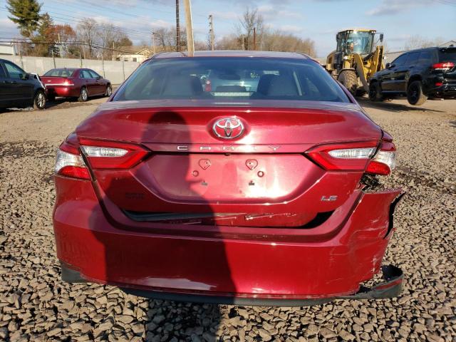 4T1B11HK3JU614807 - 2018 TOYOTA CAMRY L RED photo 6