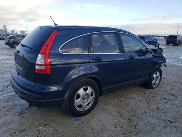 5J6RE3H39AL013512 - 2010 HONDA CR-V LX BLUE photo 3