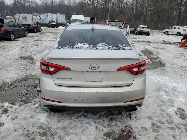 5NPE24AF9HH443756 - 2017 HYUNDAI SONATA SE SILVER photo 6